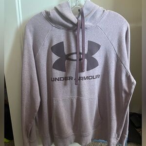 Purple under armor hoodie